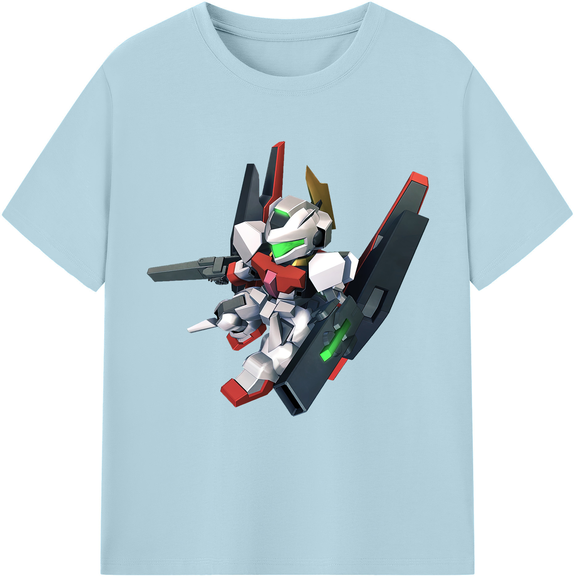 （画像用） 機動戦士ガンダム Mobile Suit Gundam 綿100％半袖Tシャツ（フロントプリント）